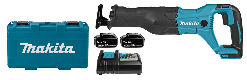 Makita DJR186RTE 18V Piła posuwowa 5.0Ah Li-Ion