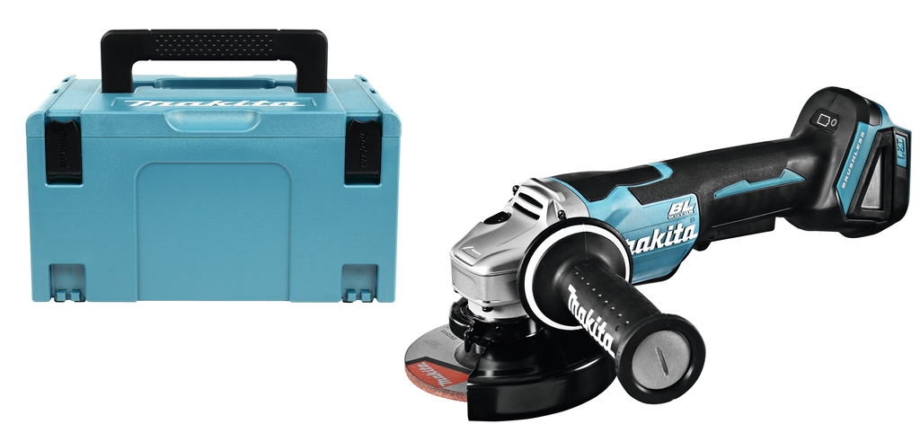 Makita DGA508ZJ 18V Szlifierka kątowa 125 mm z hamulcem silnikowym bez baterii i ładowarki