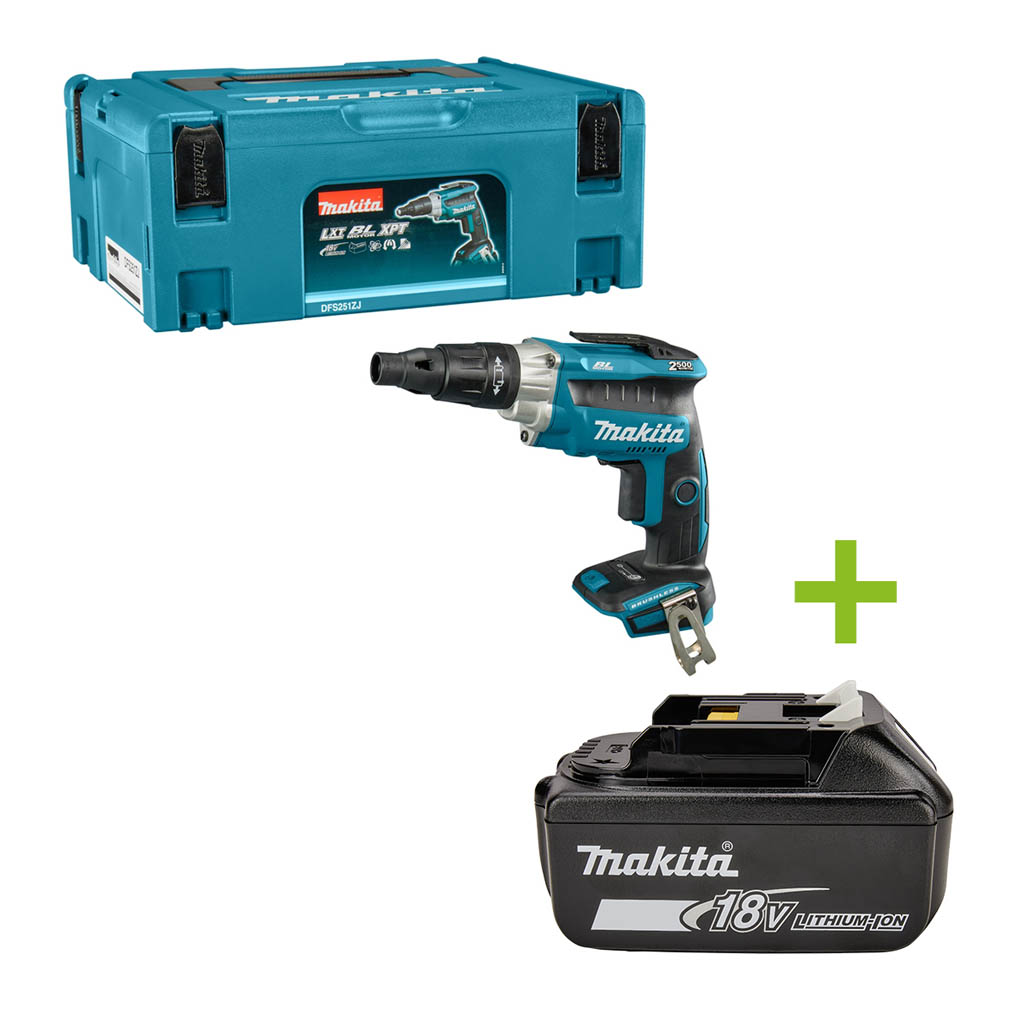 Makita DFS251ZJ Wkrętarka akumulatorowa 18 Volt Body