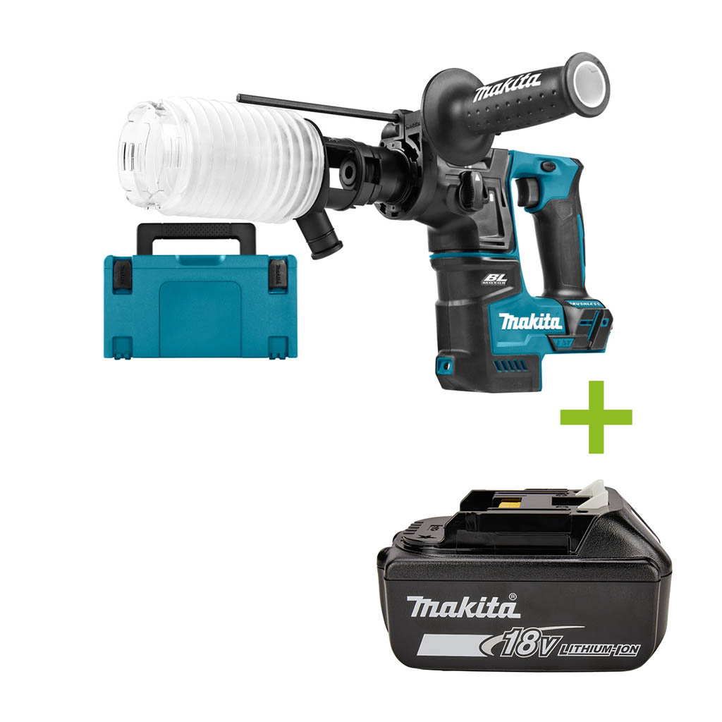 Makita DHR171ZJ Akumulatorowa młotowiertarka 18 V bez baterii i ładowarki