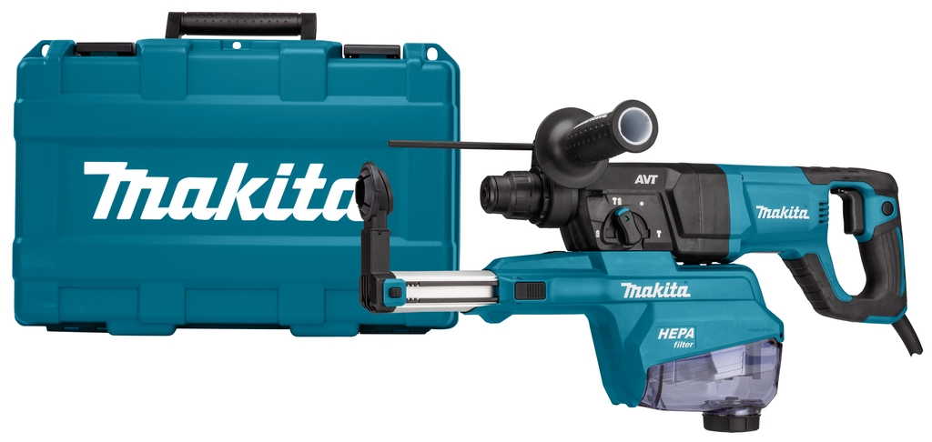 Makita HR2663 Młot udarowy 800W 2,2J z wbudowanym odsysaniem pyłu