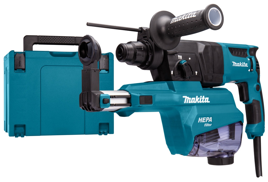 Makita HR2652J Młot udarowy 800W 2.4J z wbudowanym odciągiem pyłu + 5 lat gwarancji sprzedawcy!