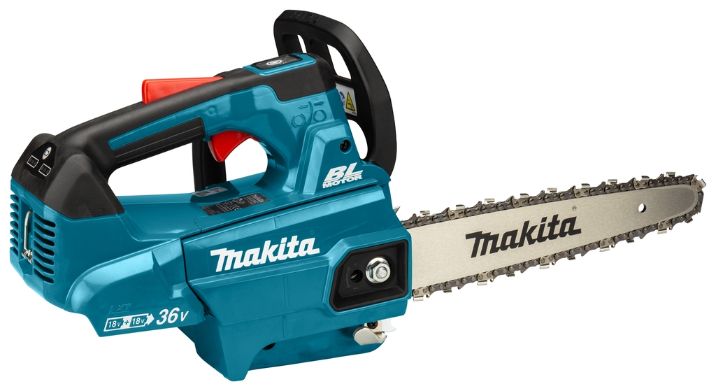 Makita DUC256CZ 2 x 18 V Piła łańcuchowa z górnym uchwytem Carving 25 cm bez baterii i ładowarki