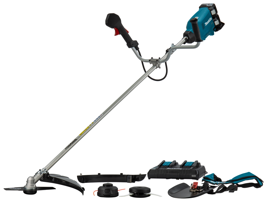 Makita DUR369APT2 Akumulatorowa podkaszarka z uchwytem-U 2 x 18 Volt 5.0Ah Li-Ion