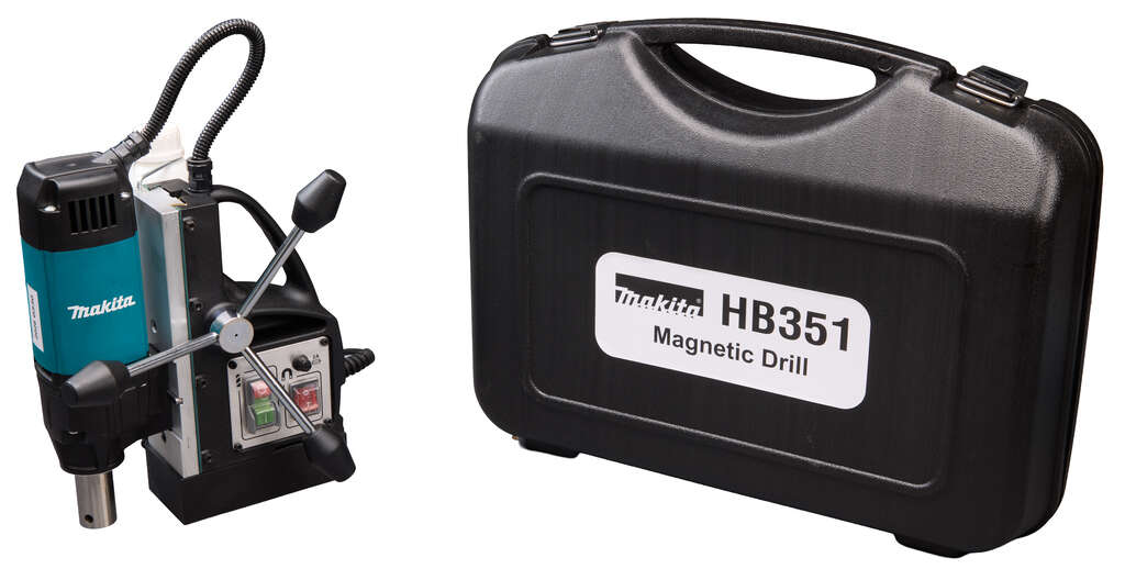 Makita HB351 Wiertarka z rdzeniem magnetycznym 35 mm, 230 V, w walizce
