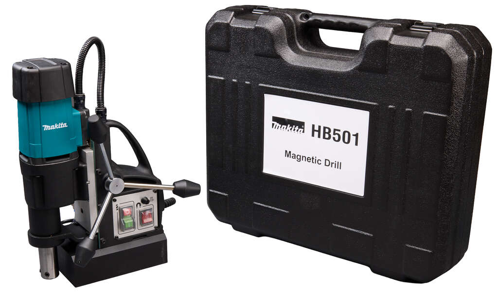 Makita HB501 Wiertarka z rdzeniem magnetycznym 50 mm, 230 V, w walizce