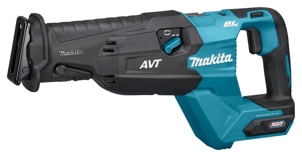 Makita JR002GU201 Pilarka szablasta XGT 40V Max Accu z 2 akumulatorami 40V 4.0Ah i szybką ładowarką w walizce z tworzywa sztucznego