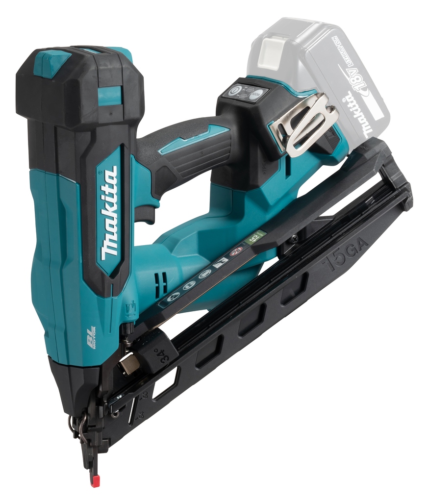 Makita DBN620Z LXT 18V Accu-Tacker 15Ga bez akumulatora i ładowarki w opakowaniu