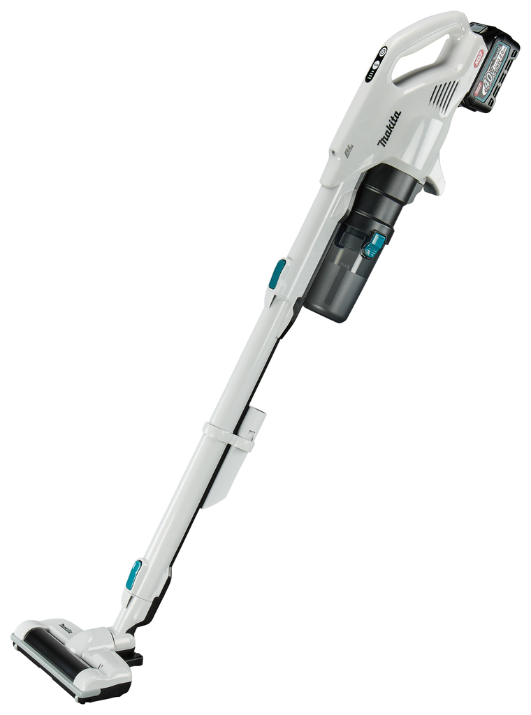 Makita CL004GA101 Odkurzacz XGT 40 V Max ze szczotką obrotową, akumulator 2,0 Ah (1 szt.), szybka ładowarka, w pudełku