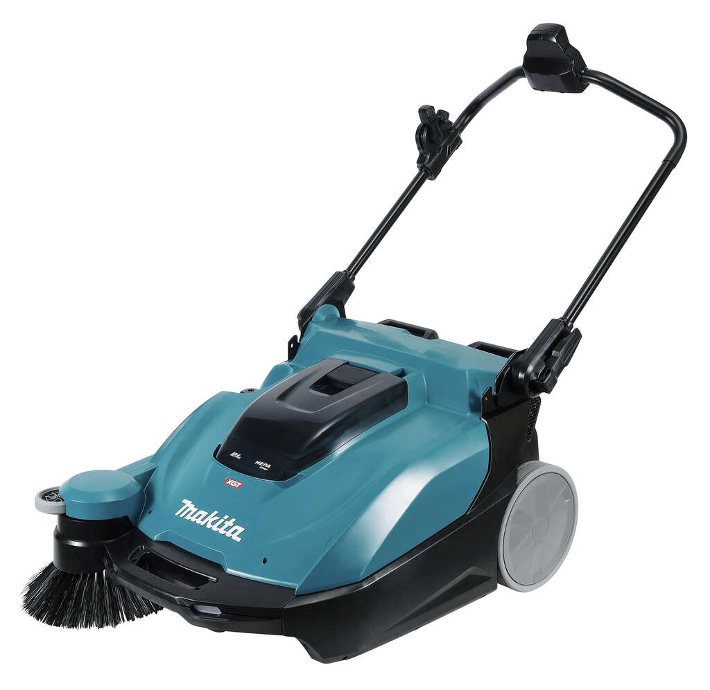 Makita VS001GU201 XGT 40V Max &ndash; zamiatarko-odkurzacz akumulatorowy, 2 akumulatory 40 V 4,0 Ah i szybka ładowarka w zestawie