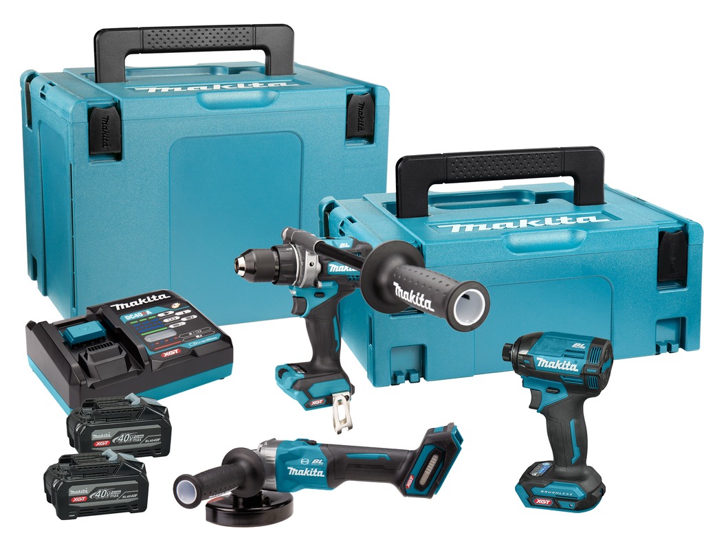 Makita DK400NX Combiset - 3 maszyny 40V max 4.0Ah Li-Ion w skrzynce MBox
