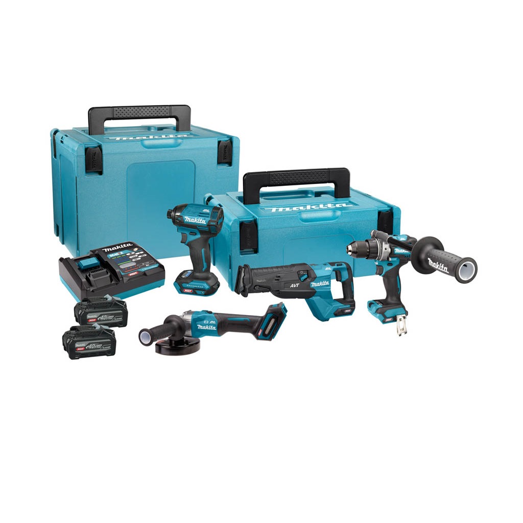 Makita DK401NX Combiset - 4 maszyny 40V max 4.0Ah Li-Ion w skrzynce MBox