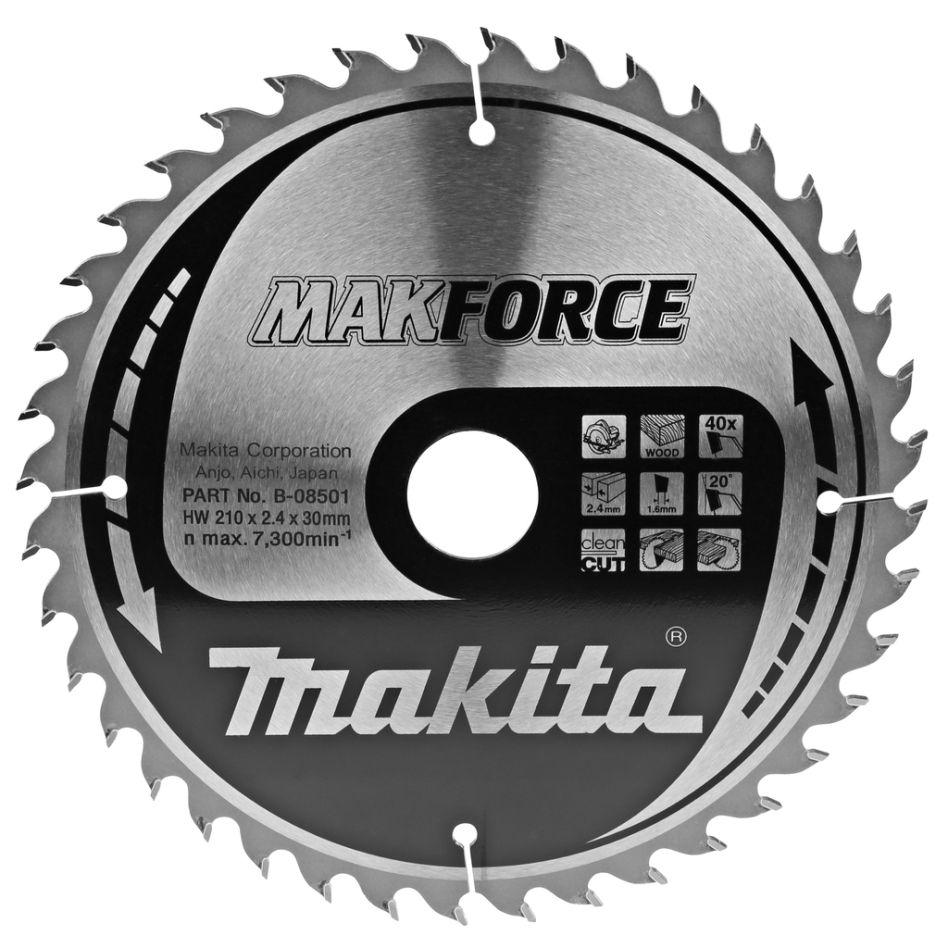 Makita Akcesoria B-08501 Piła HM do drewna 210 x 30 x 40T