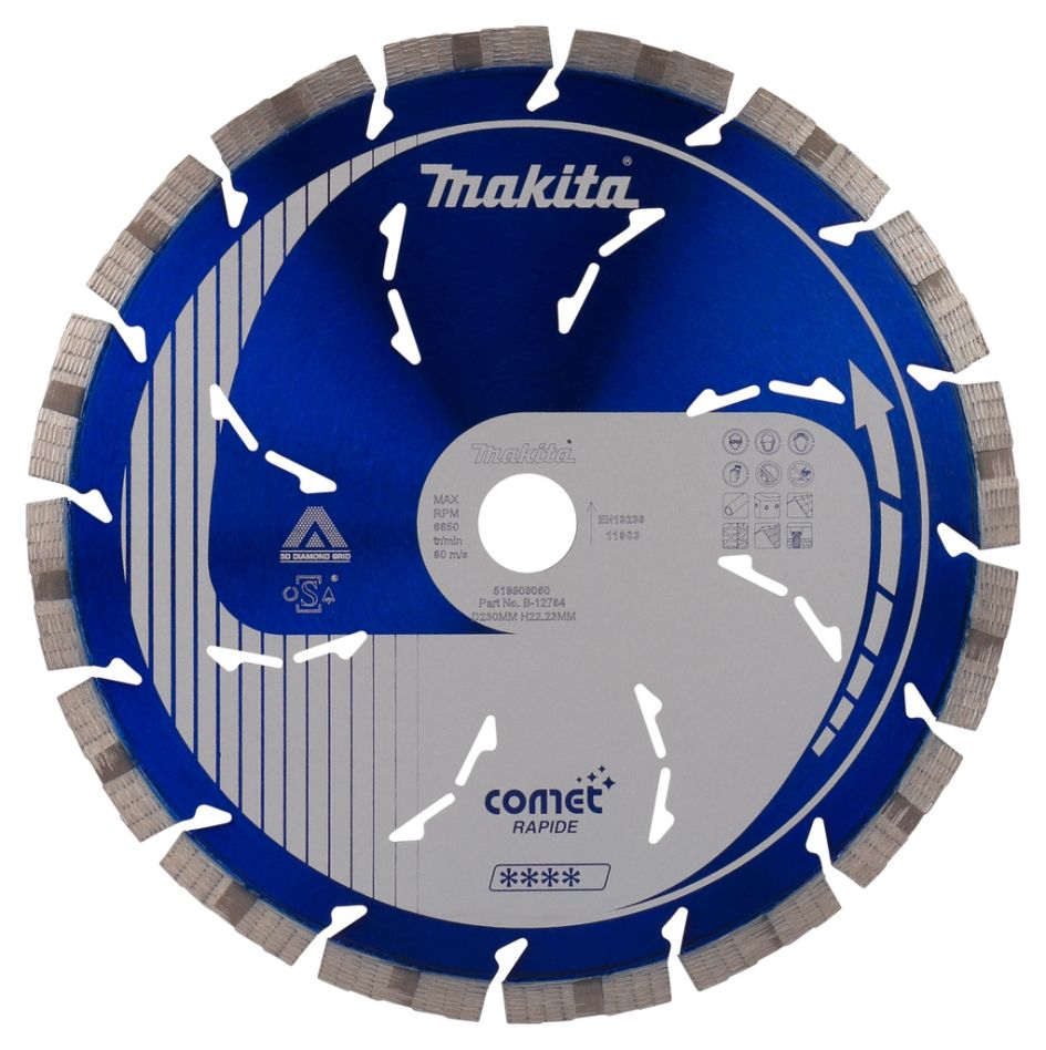Makita Akcesoria B-12784 Tarcza diamentowa 230mm  COMET RAPID COOL