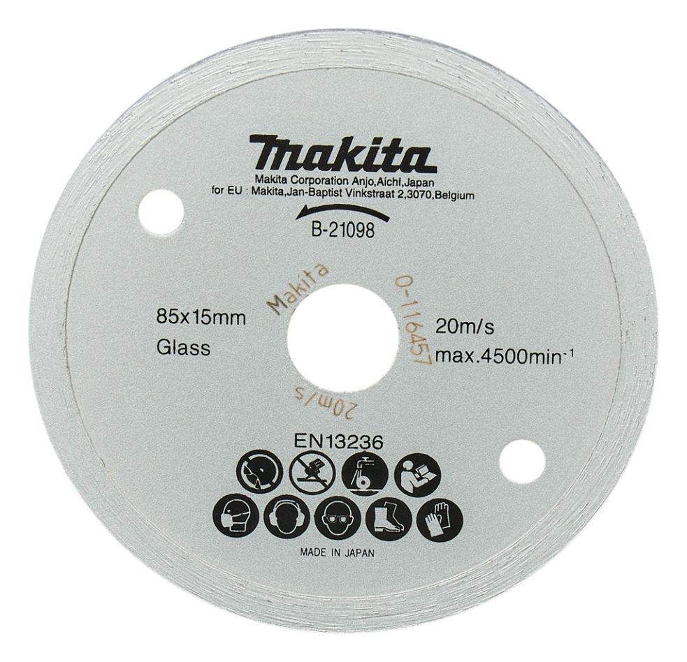 Makita Akcesoria B-21098 Tarcza diamentowa 85x15x1.8 gls/mar