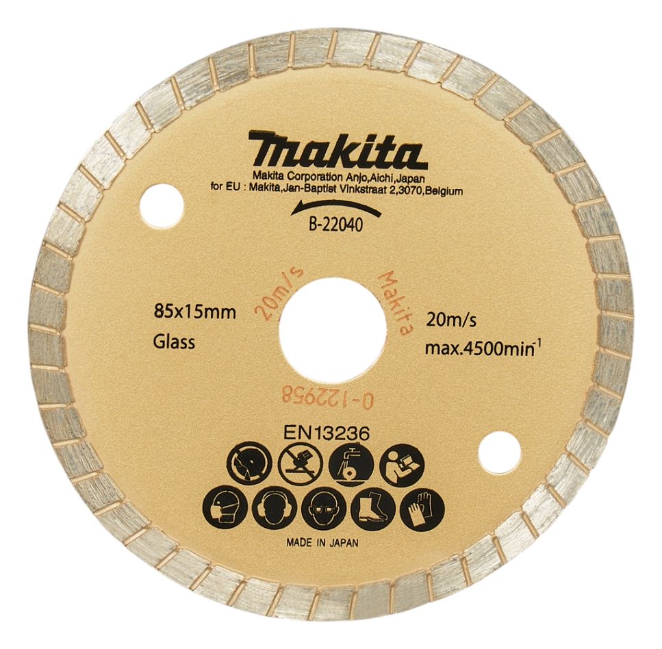 Makita Akcesoria B-22040 Tarcza diamentowa 85 mm Uni do pracy na sucho