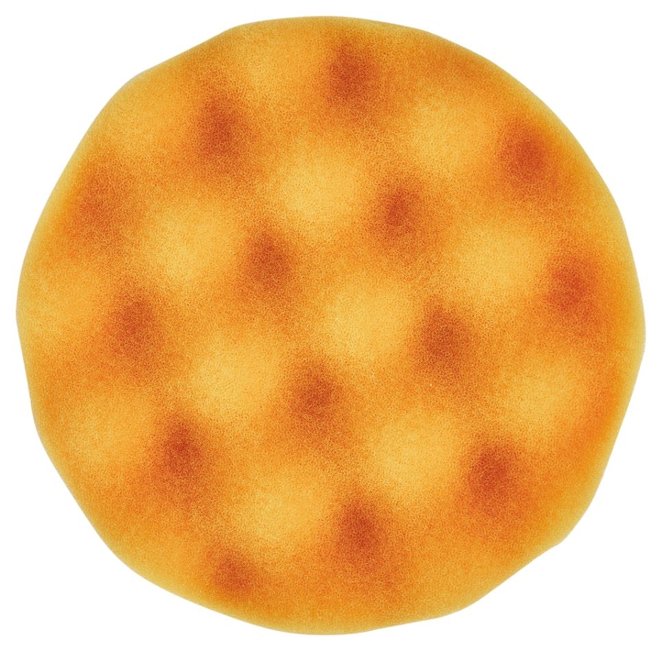 Makita Akcesoria D-62614 Gąbka Waffled Orange miękka gruba 150 mm
