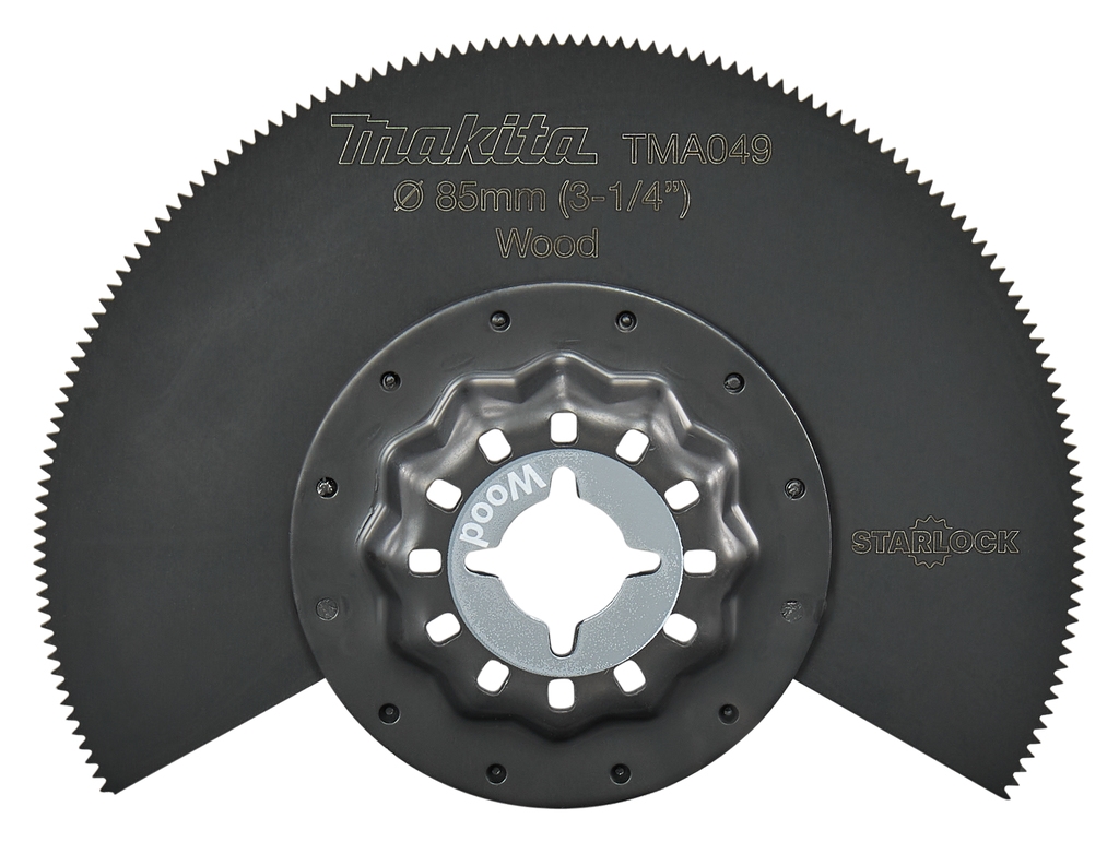 Makita Akcesoria B-64836 TMA049 Brzeszczot segmentowy HCS 85 mm do drewna