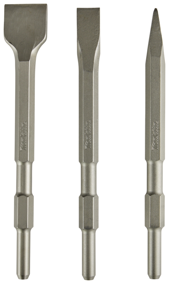 Makita Akcesoria D-71320 SW17 Zestaw dłut 3-częściowy