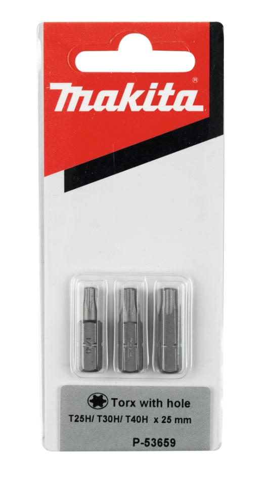 Makita Akcesoria P-53659 3-częściowy zestaw końcówek wkrętakowych torx