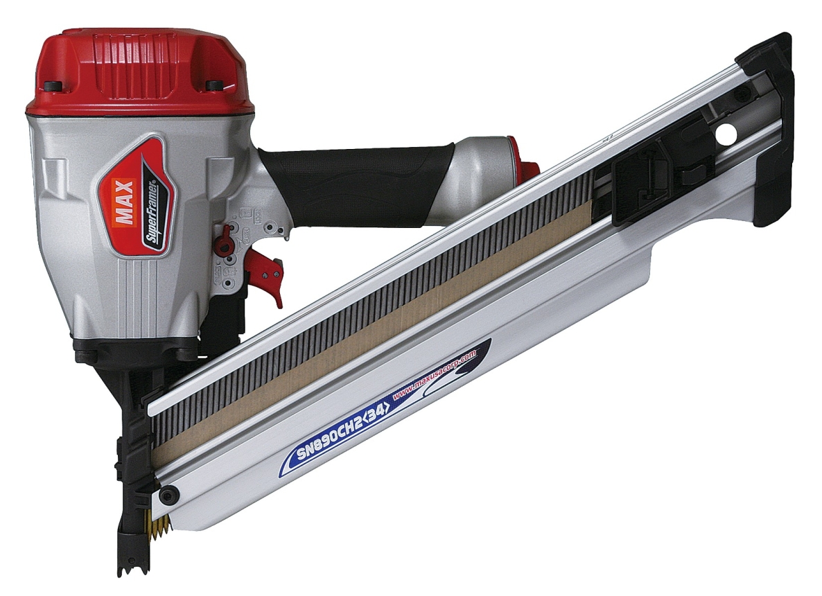 Max TKN95234 Gwoździarka do listew 34° SN890CH2 - 7 bar / 50-90 mm