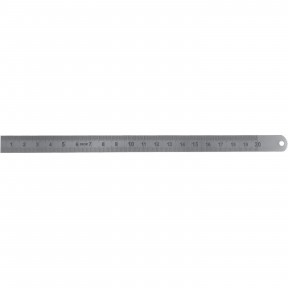 MIB 07074080 Linijka stalowa nierdzewna 150x13x0,5mm