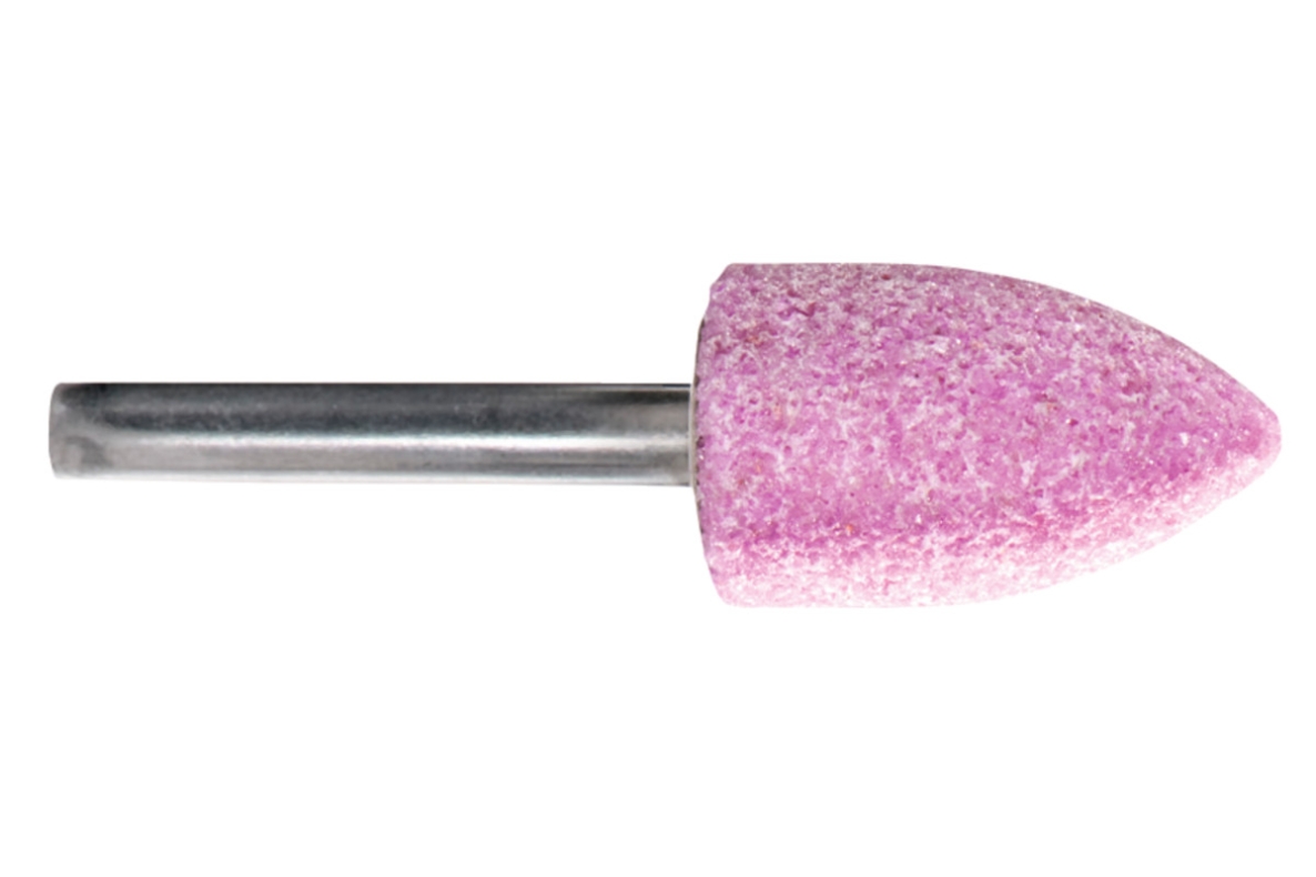 Metabo Akcesoria 628334000 Trzpień szlifierski EK 20 x 32 x 40 mm, trzpień 6 mm, łuk punktowy K 36