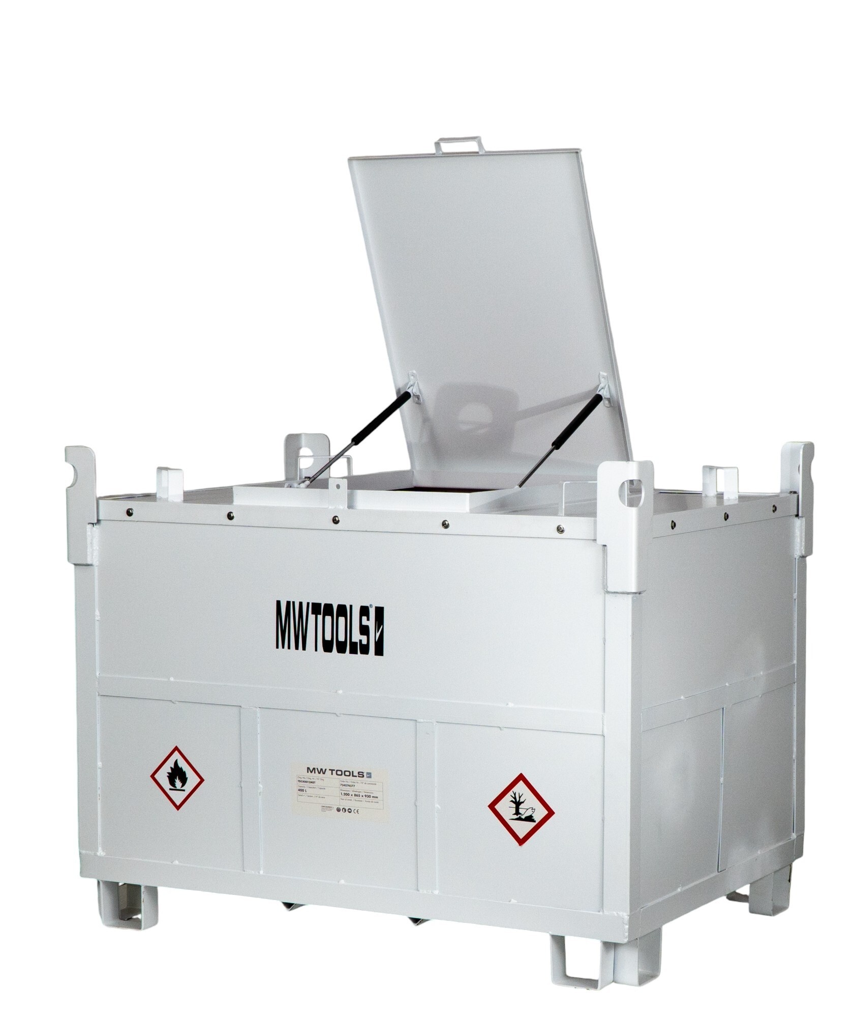 Metal Works 724574577 Zbiornik PE diesel 400l, metalowa obudowa, pompa 12V 40l,