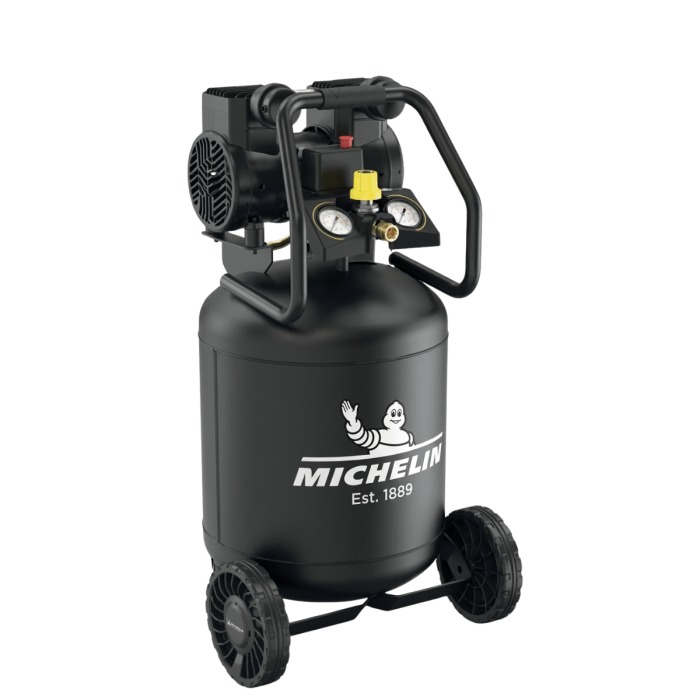 Michelin B2DV404MLL507 MX POP AIR 50V-2 SILENT Mobilny kompresor bezolejowy 230V 1.5kw 8bar 50L Model stojący