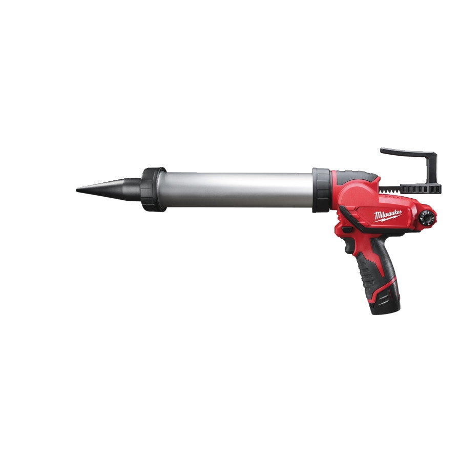 Milwaukee 4933441665 M12 PCG/400A-201B M12 Subkompaktowy pistolet do klejenia z tubą aluminiową 400 ml + akumulator M12 B2 + ładowarka C12 C + torba