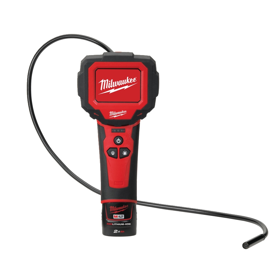 Milwaukee 4933441680 M12 IC-201C (S) M12 Kamera inspekcyjna M-SPECTOR z ekranem 360° + akumulator M12 B2 + ładowarka C12 C + walizka