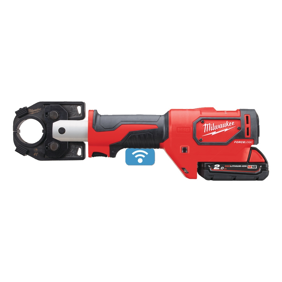 Milwaukee 4933451194 M18 HCCT-201C M18 FORCE LOGIC Akumulatorowa hydrauliczna prasa do kabli + akumulator M18 B2 + ładowarka M12-18 C + walizka