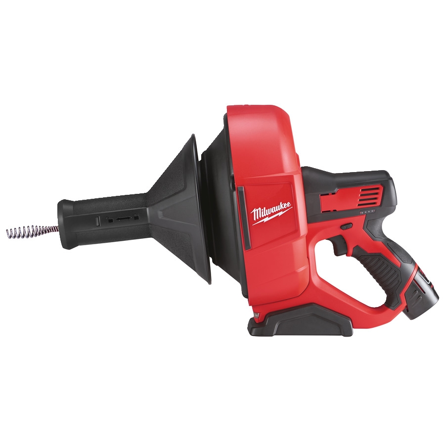Milwaukee 4933451635 M12 BDC6-202C M12 Subkompaktowy przepychacz do rur do ⌀ 50mm ze sprężyną 6mm + 2 akumulatory M12 B2 + ładowarka C12 C + wiadro