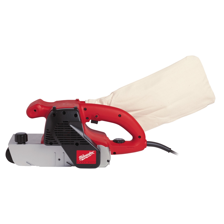 Milwaukee 4933385150 BS 100 LE Szlifierka taśmowa 4″ 100 mm +  kabel 4m + worek pyłowy + taśma ścierna 100x620mm, bez walizki