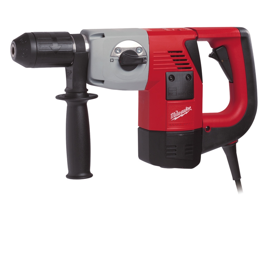 Milwaukee 4933384300 PCE 3/K Młotowiertarka SDS-Plus z silnikiem pionowym 720W 3.6J 3kg + dodatkowa rękojeść + walizka