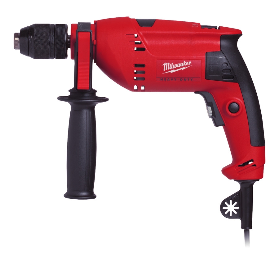 Milwaukee 4933409194 DE 13 RP 1-biegowa wiertarka 630W + metalowy uchwyt bezkluczowy 1.5-13mm + kabel 4m + walizka