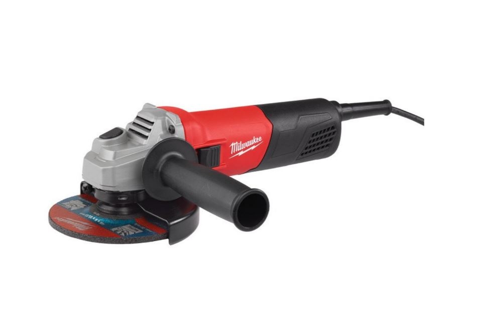 Milwaukee 4933451213 AG 800-125 EK Szlifierka kątowa 800W 125mm z włącznikiem suwakowym z funkcją blokady + kabel 4m