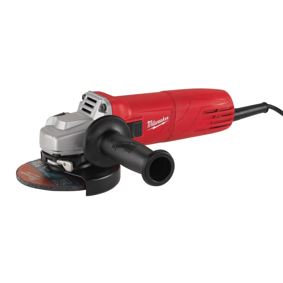 Milwaukee 4933451220 AG 10-125 EK Szlifierka kątowa 1000W 125mm z włącznikiem suwakowym z funkcją blokady + kabel 4m, bez walizki
