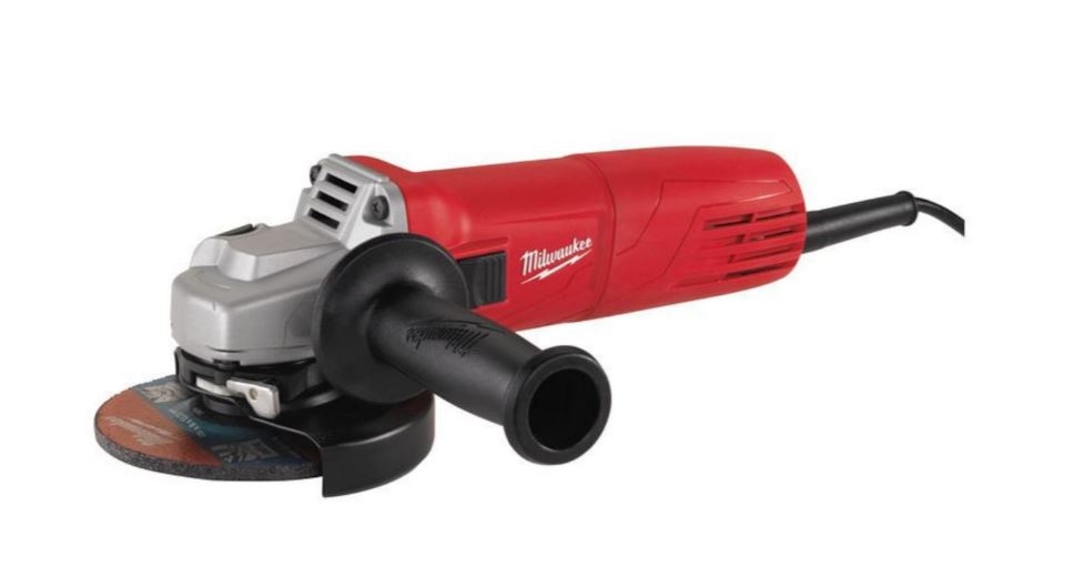 Milwaukee 4933451222 AGV 10-125 EK Szlifierka kątowa 1000W 125mm z włącznikiem suwakowym z funkcją blokady + kabel 4m
