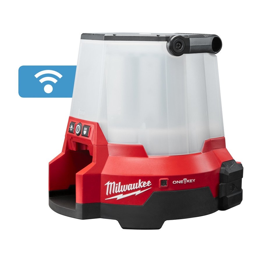 Milwaukee 4933459155 M18 ONESLSP-0 M18 ONE-KEY Lampa strefowa LED 18V 0-4400lm, bez akumulatora, ładowarki i walizki