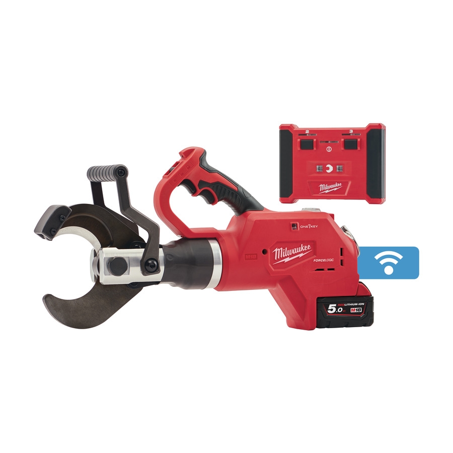 Milwaukee 4933459271 M18 HCC75R-502C M18™ FORCE LOGIC™ hydrauliczny przecinak do kabli podziemnych 18V 5.0Ah Li-Ion