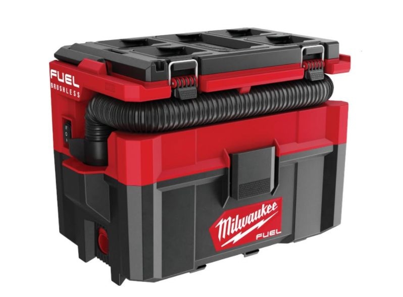 Milwaukee 4933478187 M18 FUEL PACKOUT M18 FPOVCL-0 Odkurzacz na sucho i na mokro, bez akumulatora, walizki i ładowarki