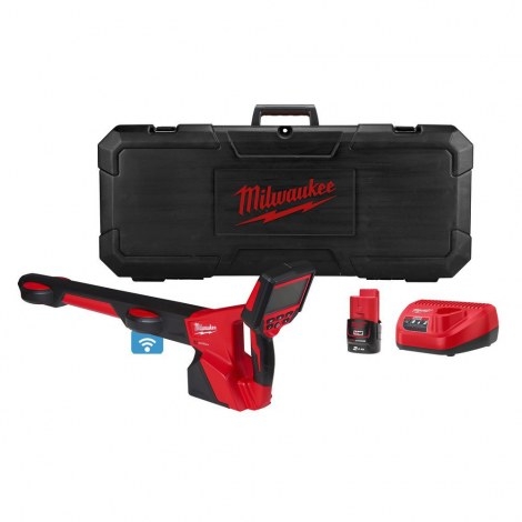Milwaukee 4933478615 M12 PL-201C M12 Lokalizator rur 12V + akumulator M12 B2 + ładowarka C12 C + walizka