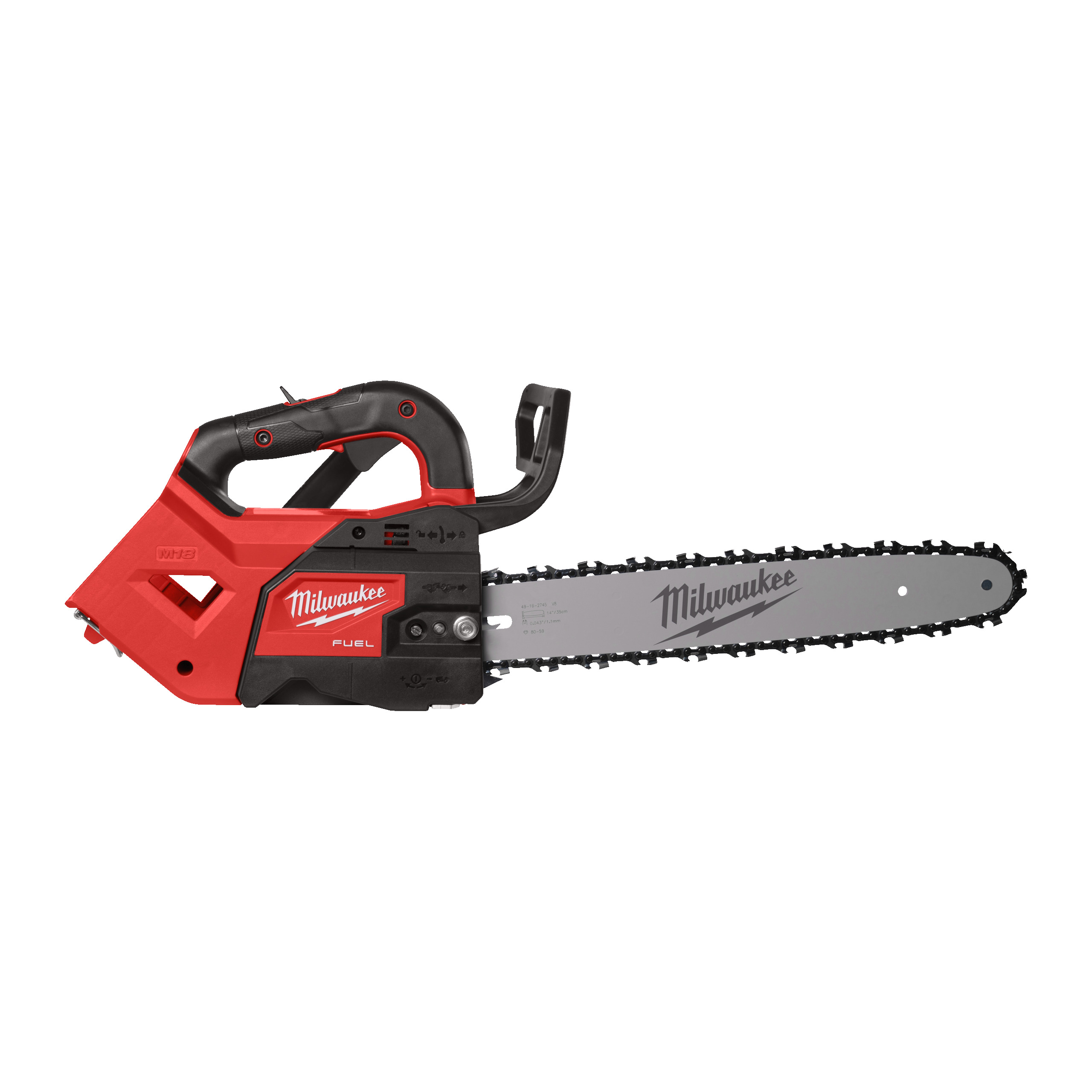 Milwaukee 4933479588 M18 FTHCHS35-0 FUEL™ Pilarka łańcuchowa z uchwytem górnym 35 cm 18V bez akumulatora i ładowarki