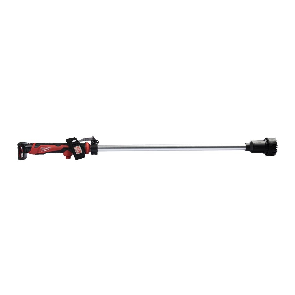 Milwaukee 4933479640 M12 BSWP-601 M12 HYDROPASS Szczotkowa podłużna pompa wody + akumulator M12 B6 + ładowarka C12 C, bez walizki
