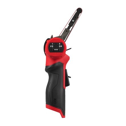 Milwaukee 4933480958 M12 FBFL10-0 M12 FUEL Pilnik taśmowy 10 mm + 2x 60 pasów ściernych, bez akumulatorów, ładowarki i torby