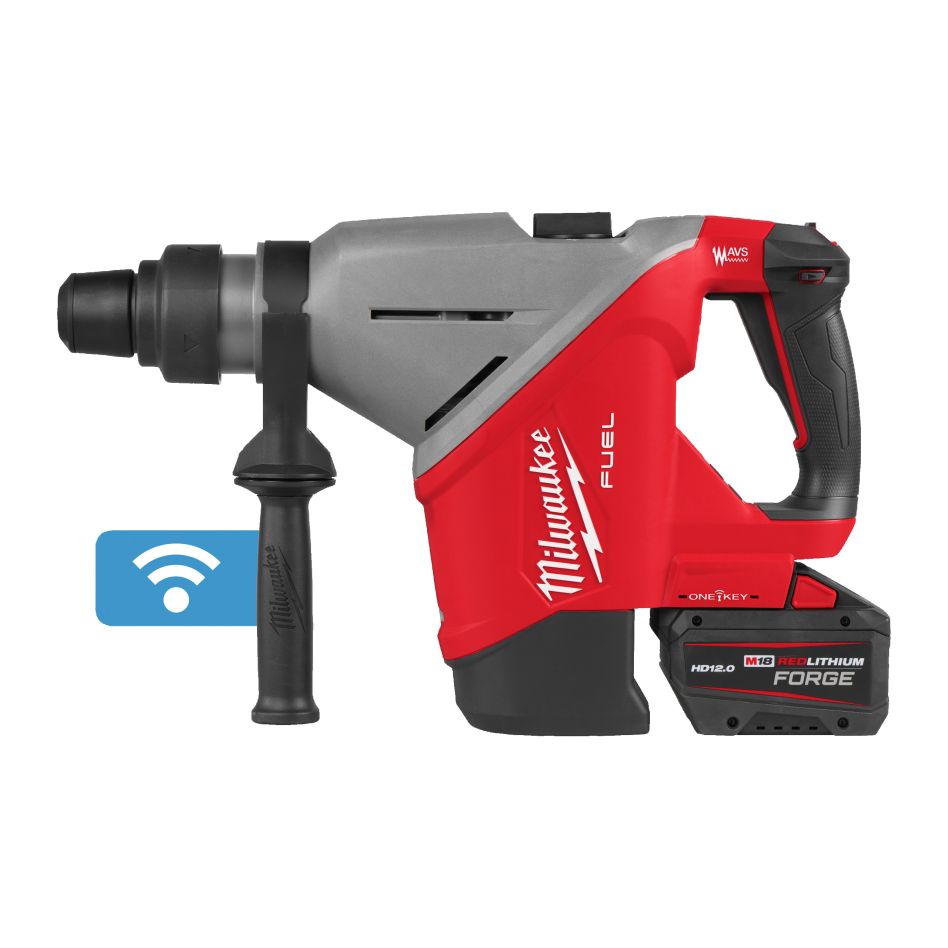 Milwaukee 4933493446 Młot udarowo-obrotowy M18 FUEL&trade; SDS-max Combi z ONE-KEY 7kg 45mm 2x akumulator 18V 12.0Ah i ładowarka w walizce