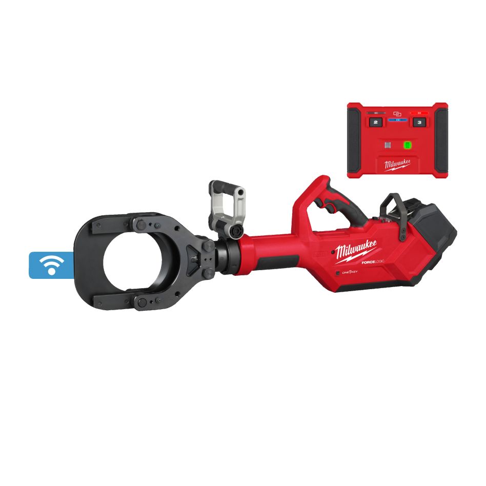 Milwaukee 4933499331 M18 FORCE LOGIC HSFC125R-802C Hydrauliczny obcinak do kabli Accu 125 mm 2x 8.0Ah i ładowarka w walizce