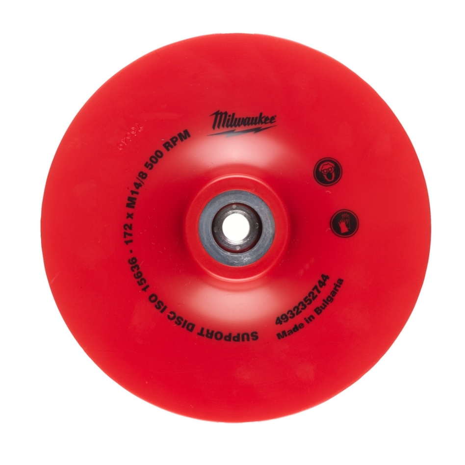 Milwaukee Akcesoria 4932352744 Elastyczna podkładka tarcz Ø170mm Ø22.2mm z nakrętką wieńcową M14 do szlifierek kątowych 180mm