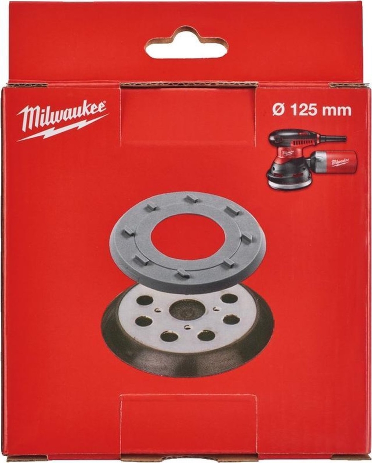 Milwaukee Akcesoria 4932430091 Płyta podstawy ⌀125mm 8 otworów do szlifierki mimośrodowej ROS 125 E